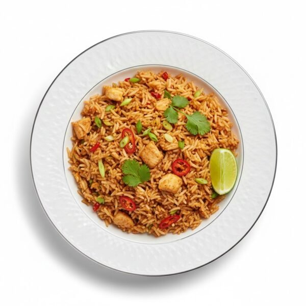 CHICKEN SCHENZWAN FRIED RICE