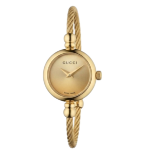 Gucci Gold-plated Quartz Ladies Bangle Watch.