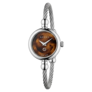 Gucci bamboo black sun-brushed watch