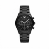 Emporio Armani Black Stainless Steel Chronograph Watch
