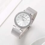 Michel Kore White & Silver Women Watch