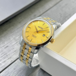 Seiko Two-tone Seiko Presage yellow dial