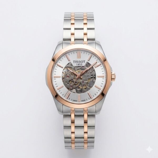 Tissot Silver Tommy Hilfiger Blue & Silver Mens Watch Automatic & Gold Men