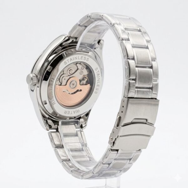 Tommy Hilfiger Blue & Silver Mens Watch Automatic